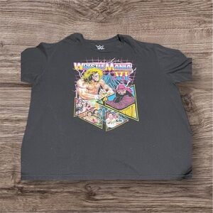 WWE Black WrestleMania VI Graphic Tee